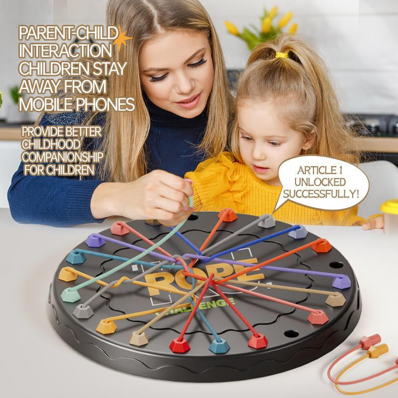 Exciting Rope Untangling Table Game - A Fun Logic Puzzle for Kids to Enjoy Together!