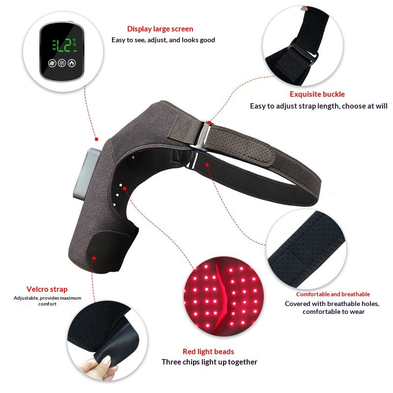 Electric Heating Red Light Therapy Heating Shoulder Massager