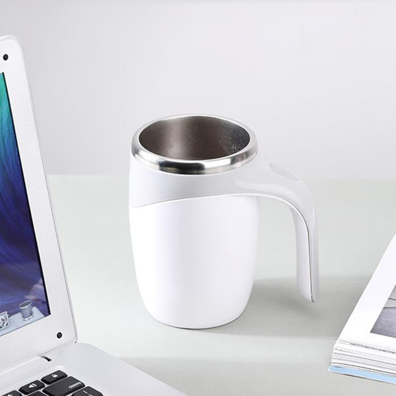 Automatic Magnetic Stirring Coffee Mug, Electric Stainless Steel Self Mixing Coffee Tumbler, Rotating Home Kitchen Office Travel Mixing Cup,Christmas Gift Ideas