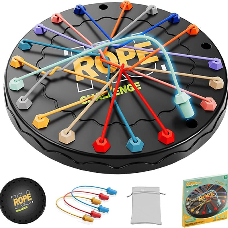Exciting Rope Untangling Table Game - A Fun Logic Puzzle for Kids to Enjoy Together!