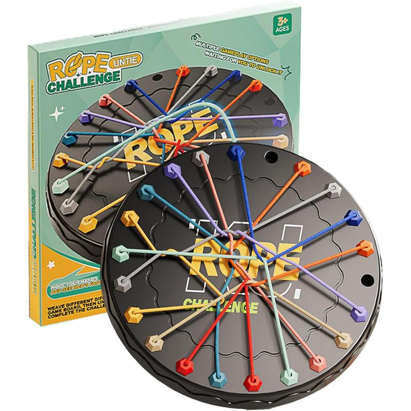 Exciting Rope Untangling Table Game - A Fun Logic Puzzle for Kids to Enjoy Together!