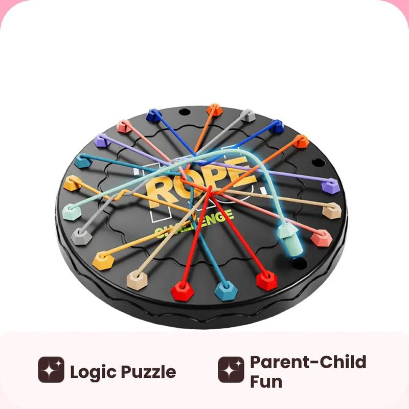 Exciting Rope Untangling Table Game - A Fun Logic Puzzle for Kids to Enjoy Together!