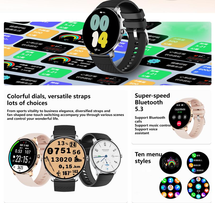 1.43" AMOLED Outdoor Smartwatch