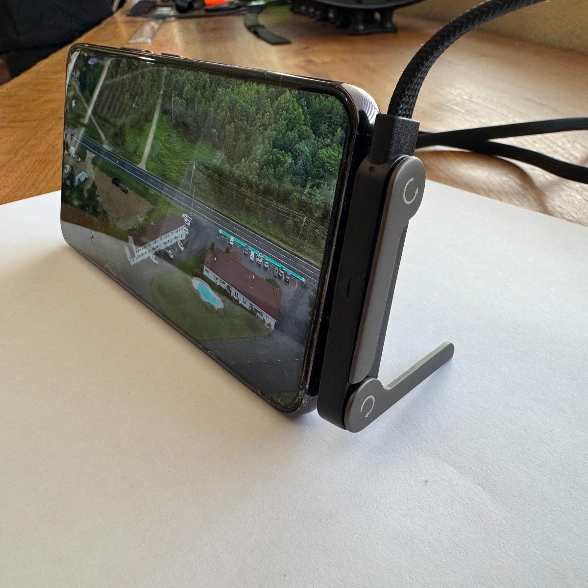 2-in-1 Fast Charging Stand Cable (240W) with Phone Holder